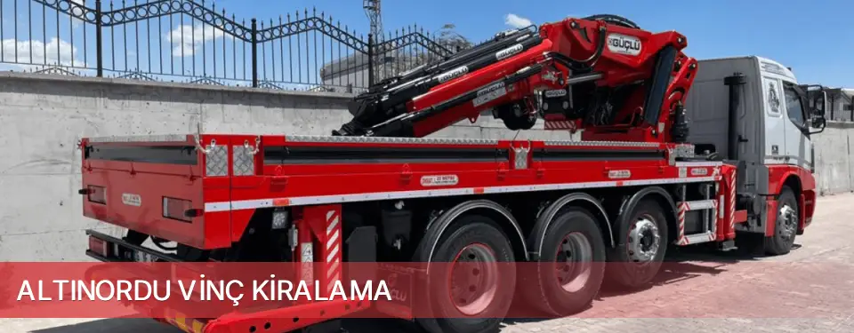 Altınordu İlçemi Vinç Kiralama